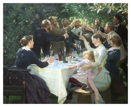 Peder Severin Krøyer - hip hip hurra! Kunstnerfest på Skagen 